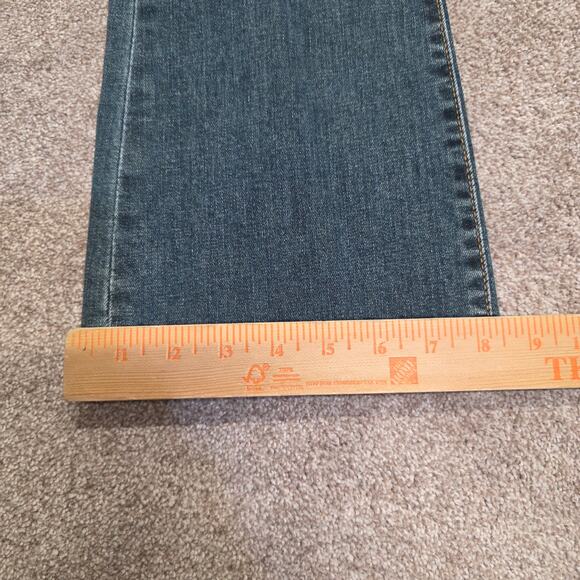 vtg Y2K grunge streetwear Levis 524 Too Superlow Stretch Bootcut Jeans sz jr. 7m - Picture 3 of 15